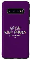 Carcasa para Galaxy S10 Grandes Dunas de Arena Colorado - Grandes Dunas de Arena CO Acuarela