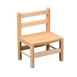 Chaise Basse Enfant Louise, Bois Naturel Finition Vernis