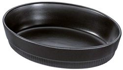 Spring Chalet Oval - Pirofila da forno ovale, 26 cm, colore: Nero