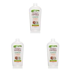 Aceite Hidratante de Coco - Instituto Español 400 ML (Paquete de 3)