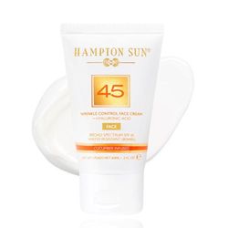Wrinkle Control Face Cream SPF 45 by Hampton Sun for Unisex - 2 oz Cream