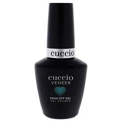 Cuccio Gel Nail Polish Veneer Aquaholic Nail Polish- Caribbean Ocean Blue Crème