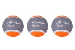 Mountain Paws Palline da tennis per cani ad alta visibilità e resistenti, confezione da 3