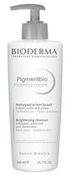 Bioderma Pigmentbio Foaming Cream with Pump - Brightening & Exfoliating Cream Cleanser, Dark Spot & Pigmentation Reducer, Gently Evens Skin Tone - 500ml