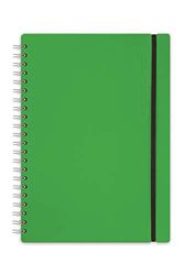 Vacavaliente Notebook in pelle riciclata - Verde