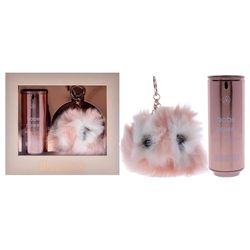 Missguided Babe Power For Women 2 Pc Gift Set 2.7oz EDP Spray, Pom Pom Keyring