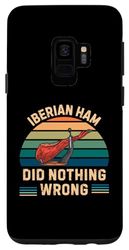 Carcasa para Galaxy S9 Jamón Ibérico Retro No Hizo Nada Malo Jamón Ibérico Vintage