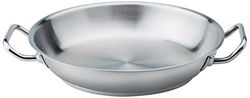 Pentole Agnelli COIX3110E32 Tegame con Maniglie, Acciaio, Argento, 32 cm