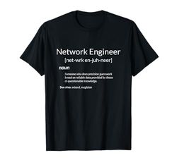Funny Network Engineering Network Engineer Definition Maglietta