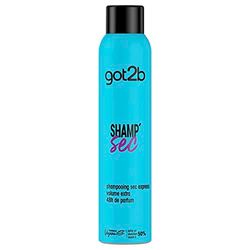 Schwarzkopf got2b Shamp' Sec – Shampoing Sec Express pour Cheveux, Volume Extra et 48h de Parfum – Formule Végane Sans Résidus Blancs pour Donner du Volume – 200 ml