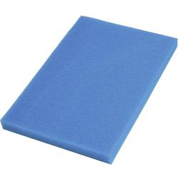T.I.P. FSM 45/32, 30551 - Tappetino filtrante per laghetto (45 x 31,5 x 3,8 cm, ritagliabile, Blu, Filtro Naturale, filtraggio fine di Tessuti Solidi e sospesi, Riutilizzabile)