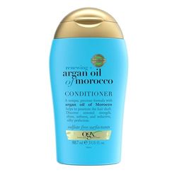 OGX Renewing + Argan Oil of Morocco Conditioner (88 ml), regenererande hårbalsam med marockansk arganolja, hårvårdssbalsam, sulfatfri