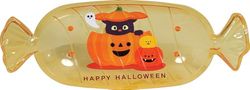 FIESTAS GUIRCA | Bol Orange pour Bonbons (34x13 cm) - Décoration de Table Réutilisable pour Fêtes d'Halloween et Célébrations - Trick or Treat - Orange