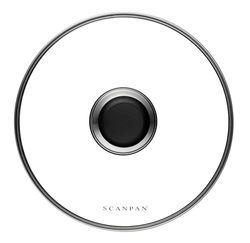 Scanpan USA Inc Classic - Tapa de cristal (20,3 cm, 20,3 cm), color plateado