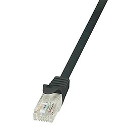 Logilink CP2033U CAT6 U/UTP EconLine Patch Cable, 1 Meter Length, Black, Black, 1 Meter Length