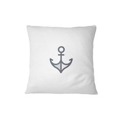 Bona Basics, Funda de cojín Decorativa, decoración del hogar, para sofá, cafetería, Tamaño: 45X45 cm, Color: Blanco