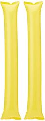 eBuyGB Unisex 1202908-10 eBuyGB Pack of 10 Cheering Sticks Bang Bang Noise Makers Clappers for Football Sports Events , Yellow, Pack UK
