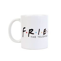 Grupo Erik Tazza Friends Logo: Tazza da colazione in ceramica di Friends, 350ml, Tazza colazione grande, Tazza tisana, tazza colorata, tazza Friends, Friends gadget, Friends serie tv