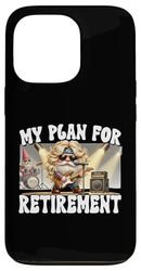 Funny Retirement Plan For Rocker Mom And Dad Retired Gnome Custodia per iPhone 13 Pro