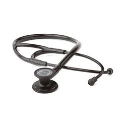 Amerikansk diagnostikannonsområde 601 konvertibel kardiologi stetoskop med inställbar AFD-teknik, pediatrisk membran, Tactical All Black, 1