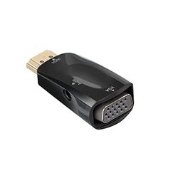 ekon HDMI-adapter VGA, bus, HDMI-stekker, VGA-aansluiting, video-adapter voor pc, TV, Smart TV, laptop, monitor