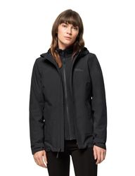 Jack Wolfskin Moonrise 3-in-1 damesjas, zwart, XL