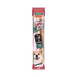 RIGA - Fing'Os Stick - Friandises Chien - Snack Tendre Au Canard - Riche en Vitamines Et Minéraux - sans Sucre Ajouté, Colorant, Conservateur Et Arômes Artificiels - Récompense Idéale - 1 x 12g