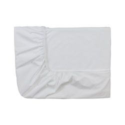 Essix Royal Line hoeslaken, percale katoen, wit, 120 x 200 cm
