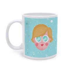 Frikids Keramische mok Blond Walker Blauw