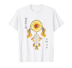 Dreamcatcher Sunflower Sogna Via Acchiappasogni Girasole Maglietta