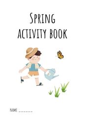 Kids Spring Activity Book
