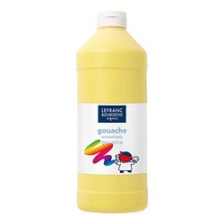 Lefranc Bourgeois Educação guache para pintura, 1 L, amarelo