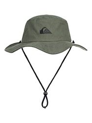 Quiksilver Bushmaster emmerhoed voor heren, slappe visor, zonnebescherming, Tijm, S/M