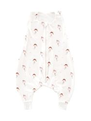 TRÄUMELAND Baby sovsäck med fötter 0,5 TOG Mermaid, sommarpyjamas, lätt andningsbar babysovsäck, Öko-Tex 100-certifierad