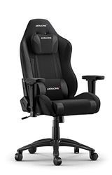 AKRacing Gaming Chair Core EXSE Silla para Videojuegos, Tela/Piel sintética, Negro, Talla única
