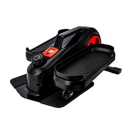 Ultrasport Mini Crosstrainer, effectieve beentrainer met afneembare trainingscomputer, compacte hometrainer voor thuis, op kantoor, senioren etc., 8 weerstandsniveaus