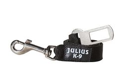 Julius-K9 Adaptateur pour ceinture de sécurité de voiture pour chiens, Taille: 1, Noir