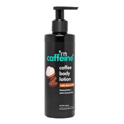 mCaffeine Coffee Body Lotion with Vitamin C & Shea Butter | Non-Greasy Lightweight Body Moisturizer for Women & Men | Body Lotion for Dry, Normal & Oily Skin (250ml)