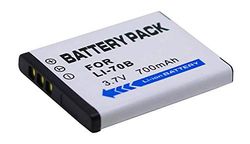 amsahr Grade A Celle della batteria (1000 mAh, 3.7 V) per Olympus LI-70B Grigio
