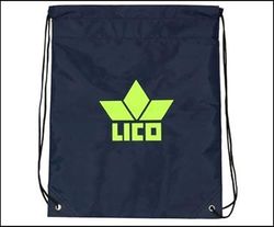 Lico Unisex barnsportväska, marinblå/citron, marinblå/citron, 1