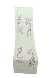 Bellanda Table Runner, Polyester, Sekt, 160 x 40 x 0.5 cm