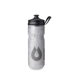 HydraPak Polar Sport Borraccia Termica - Borraccia Sportiva e da Bici schiacciabile, con maniglia, senza BPA (White, 20oz)