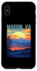 Marion Virginia USA Motif coucher de soleil Coque pour iPhone XS Max
