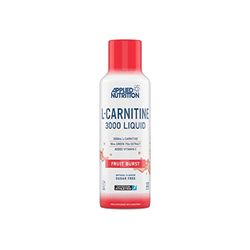 Applied Nutrition L Carnitine 3000 Liquid - L-Carnitine with Green Tea & Vitamin C, Boosts Energy & Weight Management, Vegan (480ml - 32 Servings) (Fruit Burst)