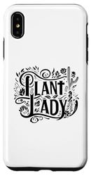 Coque pour iPhone XS Max Plant Lady Gardening Garden Botanist Jardinier Botaniste