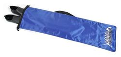 Best Divers Tas voor zwemvliezen POLY600 32 x 115 cm, uniseks, volwassenen, lichtblauw/koningsblauw