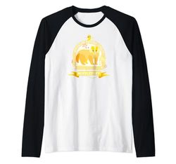 Harry Potter Hufflepuff Dedication Patience Bravery Camiseta Manga Raglan