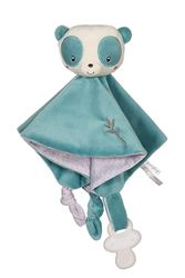 Gipsy Toys – Carre Doudou Panda – Gamma Bamboo – 24 CM S/Card – Blu – Età 1