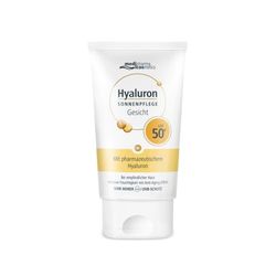 Medipharma cosmetics Hyaluron - crema solare viso - SPF 50+ - idratazione intensa - resistente all'acqua - alta protezione - antietà - 50 ml