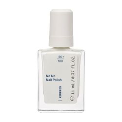 KORRES No No Nail Polish 02 Milky White - smalto vegano 10-free con effetto gel, elevata coprenza e brillantezza, resistente alle scheggiature, 11 ml